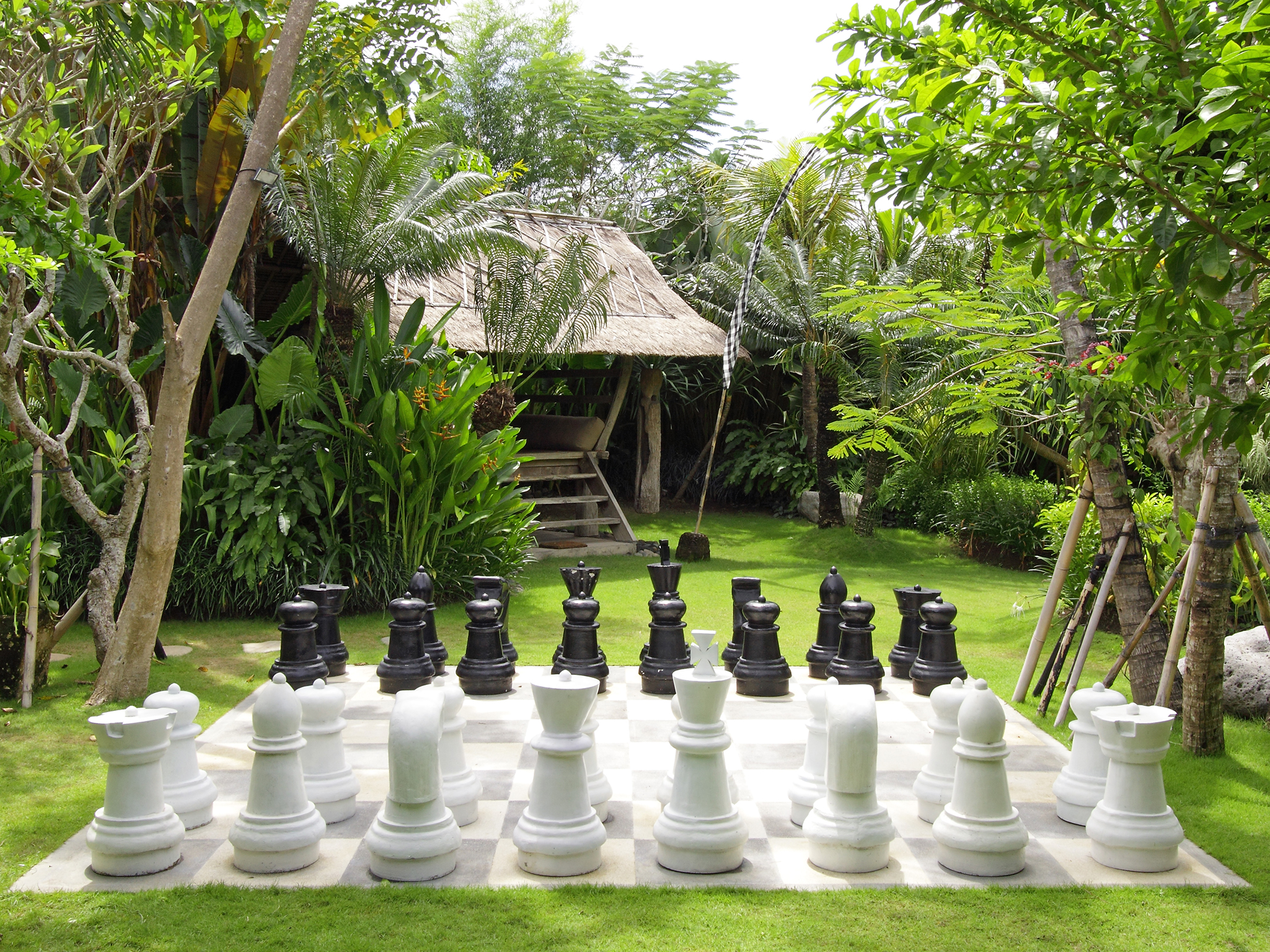 13. Villa Sarasvati - Garden chess - Dea Villas - Villa Sarasvati, Canggu, Bali